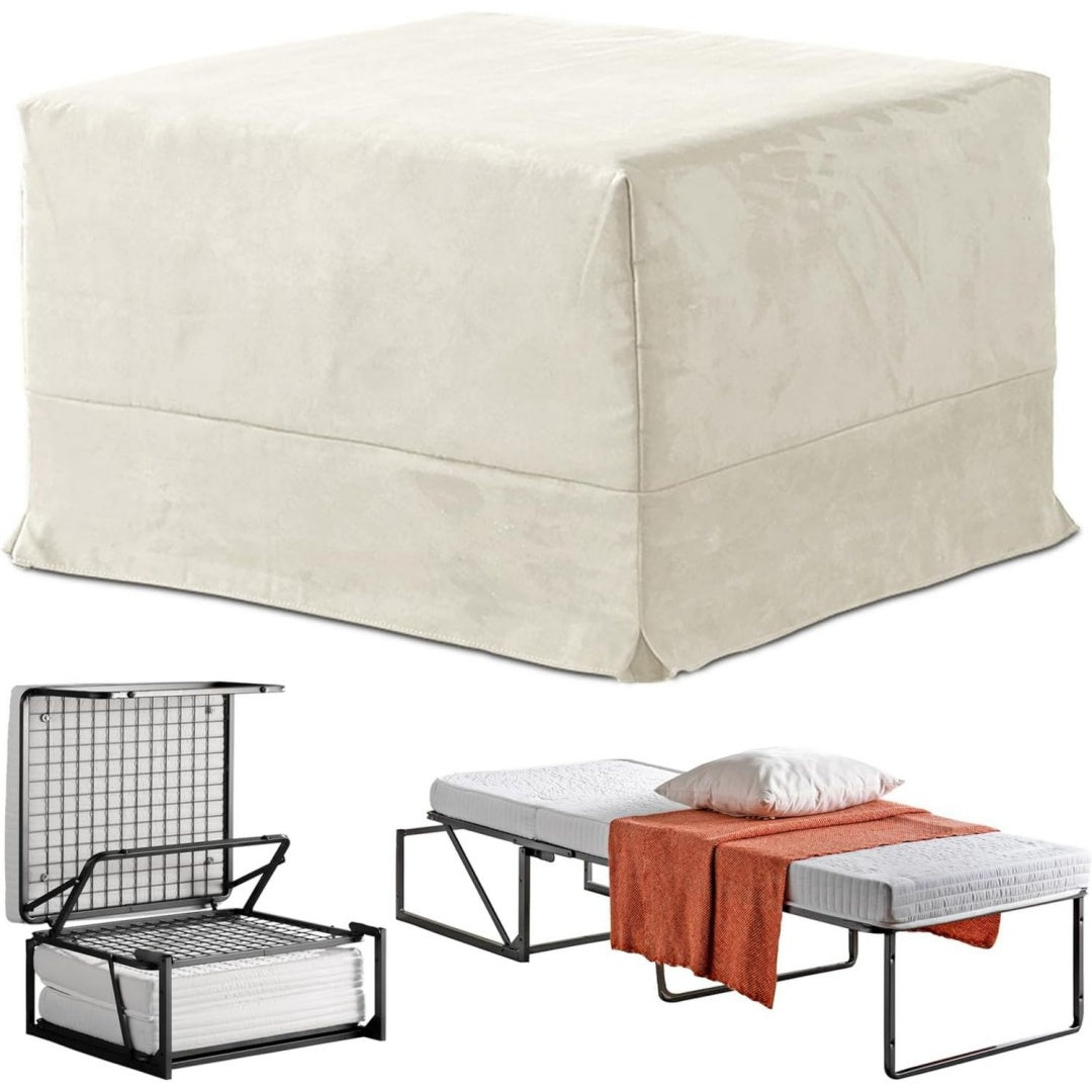 Letto pieghevole beige
